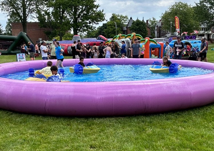 Paddle Boats With Pool