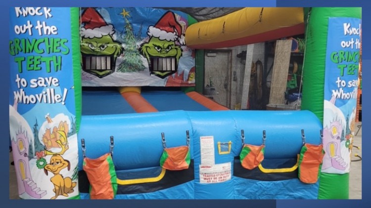 Knock the Grinches Teeth Inflatable Knock the Grinches Teeth Inflatable